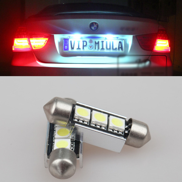 e46 number plate light